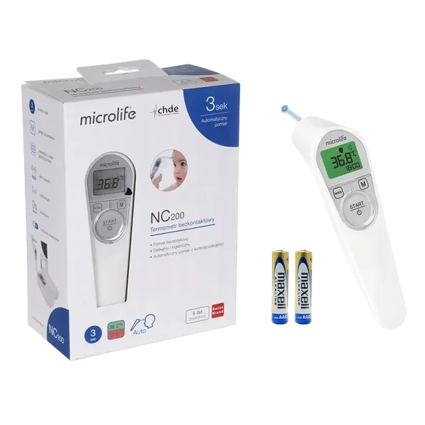 Microlife NC 200, termometr bezdotykowy na podczerwień