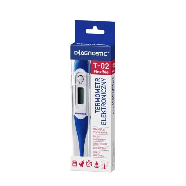 Termometr elektroniczny Diagnostic T-02 Flexible, 1 sztuka