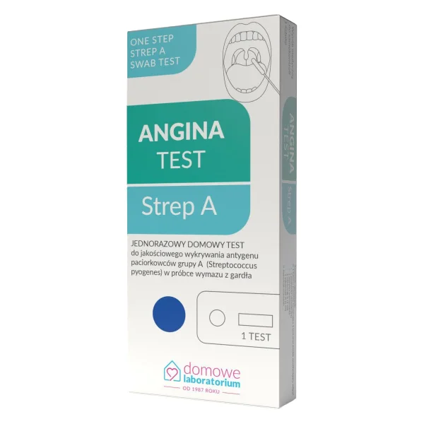 Test Angina Strep A, test kasetkowy, 1 szt.