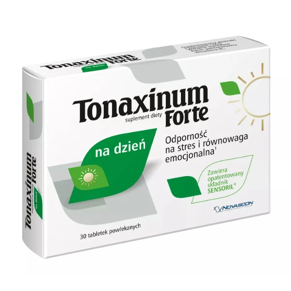 Tonaxinum Forte na dzień, 30 tabletek powlekanych