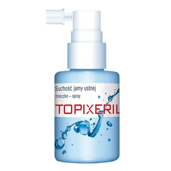 Topixeril, mleczko-spray na suchość jamy ustnej, 40 ml
