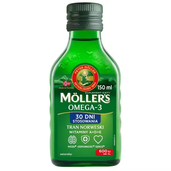 Möller’s Tran Norweski, naturalny aromat, 150 ml