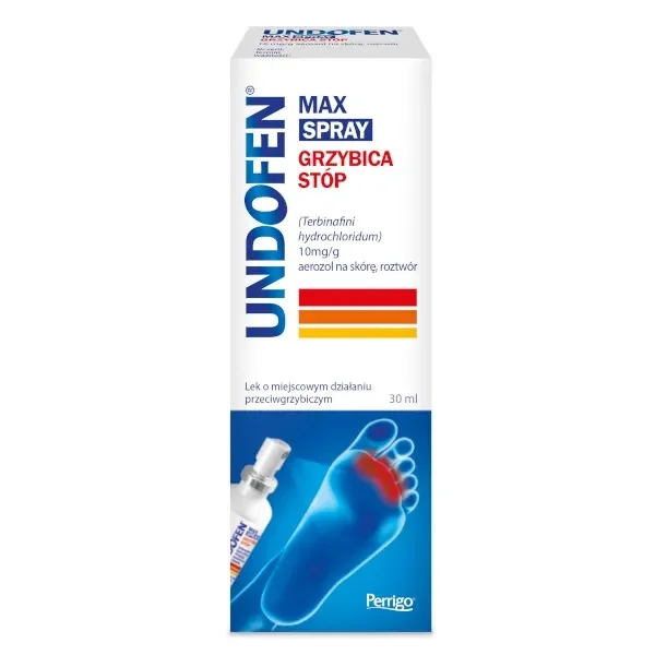 Undofen Max Spray 10 mg/g, aerozol na skórę, 30 ml