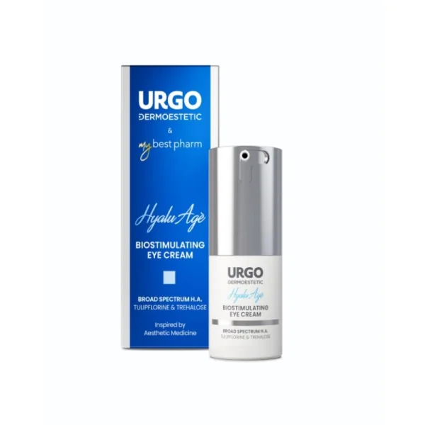 Urgo Dermoestetic Hyalu Age, Krem biostymulujący pod oczy, 15 ml