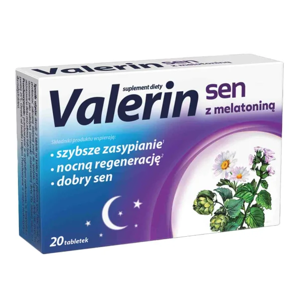 Valerin Sen z Melatoniną, 20 tabletek