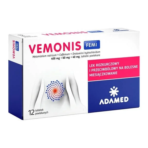 Vemonis Femi, 12 tabletek powlekanych