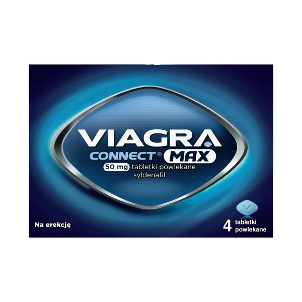 Viagra Connect Max 50 mg, 4 tabletki powlekane