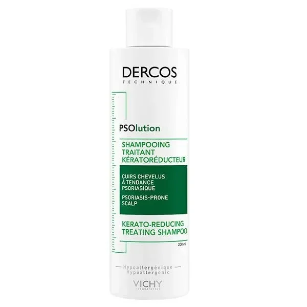 Vichy Dercos PSOlution, keratolityczny szampon do włosów, 200 ml