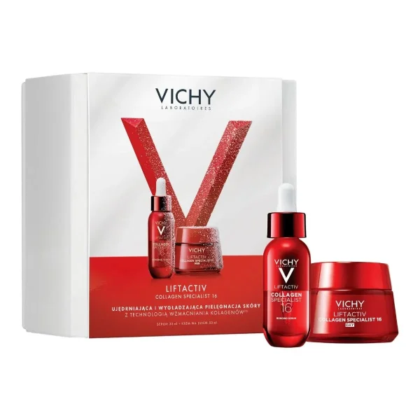 Zestaw Vichy Liftactiv Collagen Specialist 16, krem na dzień, 50 ml + serum, 30 ml