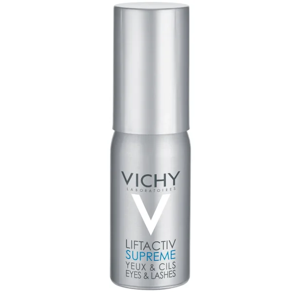 Vichy Liftactiv Supreme Serum 10 Oczy i Rzęsy, serum przeciwzmarszczkowe i wzmacniające rzęsy, 15 ml