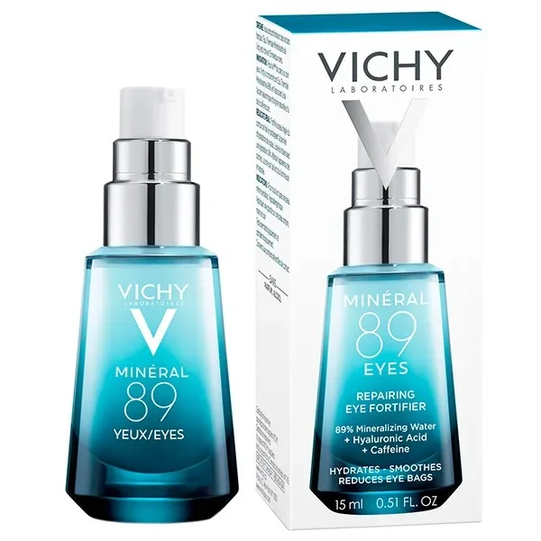 Vichy Mineral 89 Eyes, odbudowujący krem wzmacniający skórę pod oczami, 15 ml