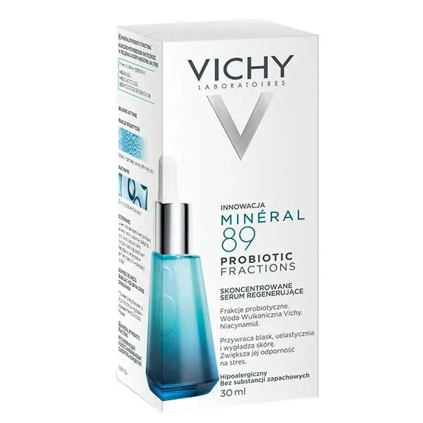 Vichy Mineral 89 Probiotic Fractions, skoncentrowane serum regenerujące, 30 ml