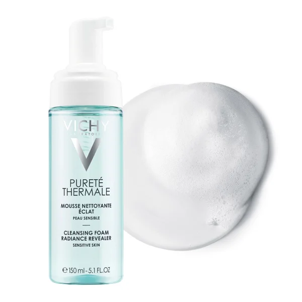 Vichy Purete Thermale, pianka oczyszczająca, przywracająca blask skóry, 150 ml