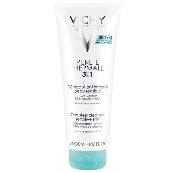 Vichy Purete Thermale, preparat do demakijażu twarzy i oczu 3w1, 300 ml