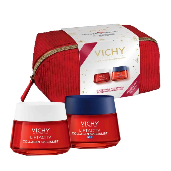Zestaw Vichy Lift Collagen Specialist, krem, 50 ml + krem na noc, 50 ml