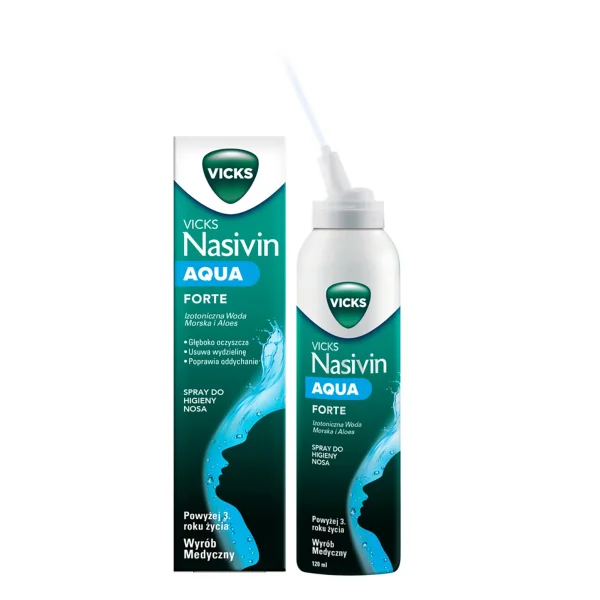 Vicks Nasivin Aqua Forte, spray, 120 ml
