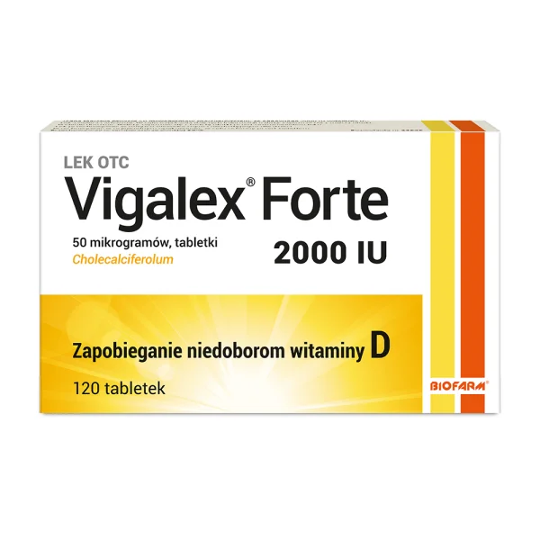 Vigalex Forte 2000 IU, 120 tabletek
