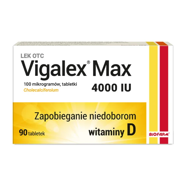 Vigalex Max 4000 IU, 90 tabletek