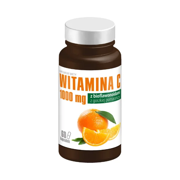 Witamina C 1000 mg z bioflawonoidami z gorzkiej pomarańczy, 60 tabletek
