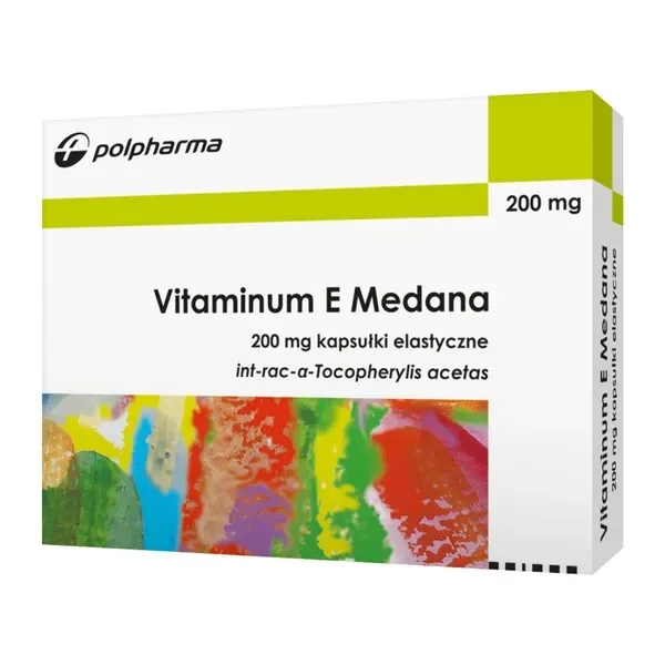 Vitaminum E Medana, 200 mg, 20 kapsułek elastycznych