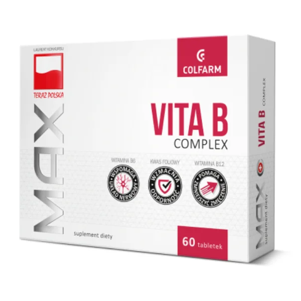 Max Vita B Complex, 60 tabletek