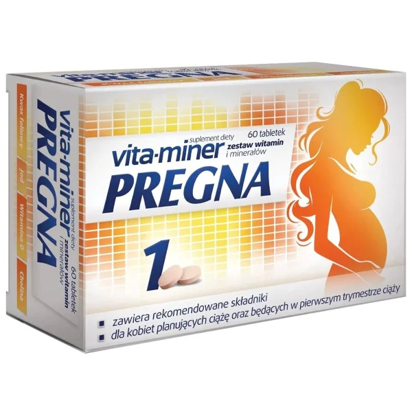 Vita-miner Pregna, 60 tabletek