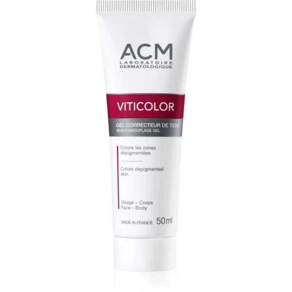 ACM Viticolor, żel barwiący do skóry z plamami depigmentacyjnymi, 50 ml