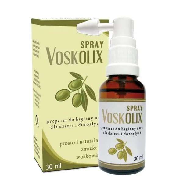 Voskolix Spray, preparat do higieny uszu dla dzieci i dorosłych, 30 ml