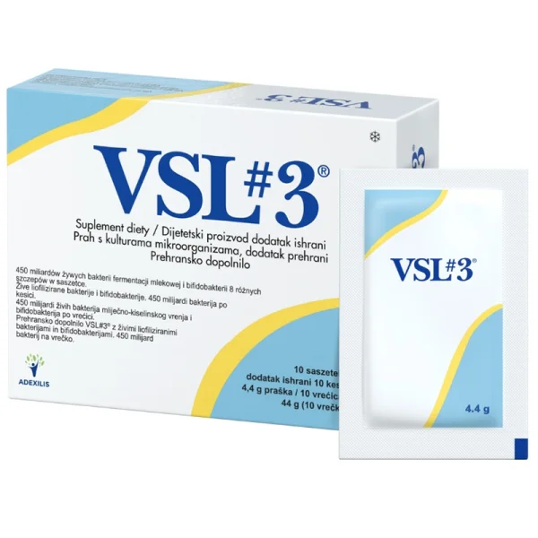 VSL#3, dla dzieci od 3 roku życia i dorosłych, 4,4 g x 10 saszetek