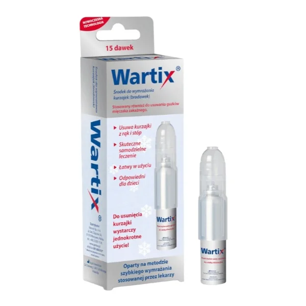 Wartix, środek do usuwania kurzajek, 38 ml
