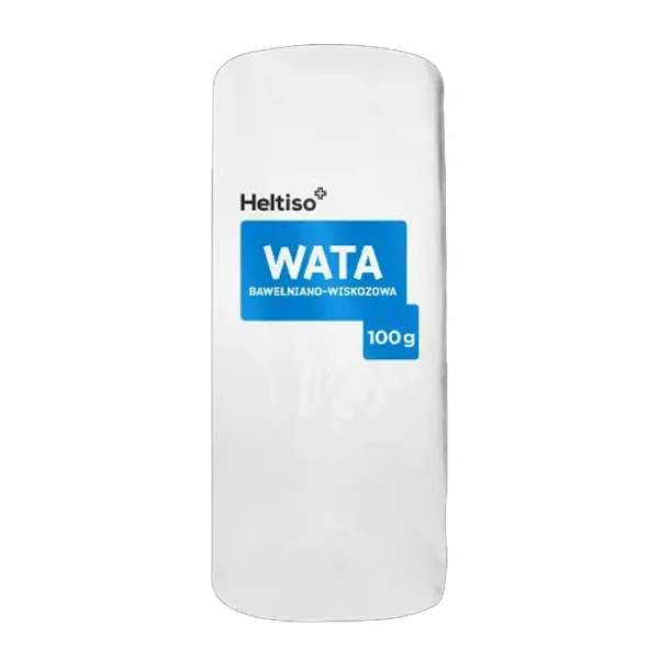 Heltiso Wata opatrunkowa bawełniano-wiskozowa, 100 g