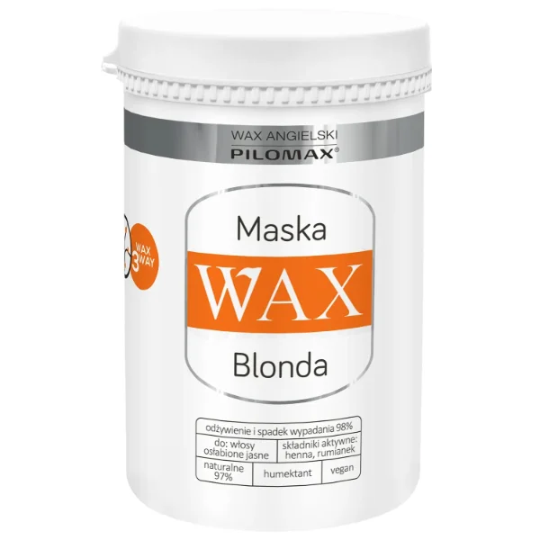 Wax Pilomax NaturClassic Blonda, maska regenerująca do włosów jasnych, 480 ml