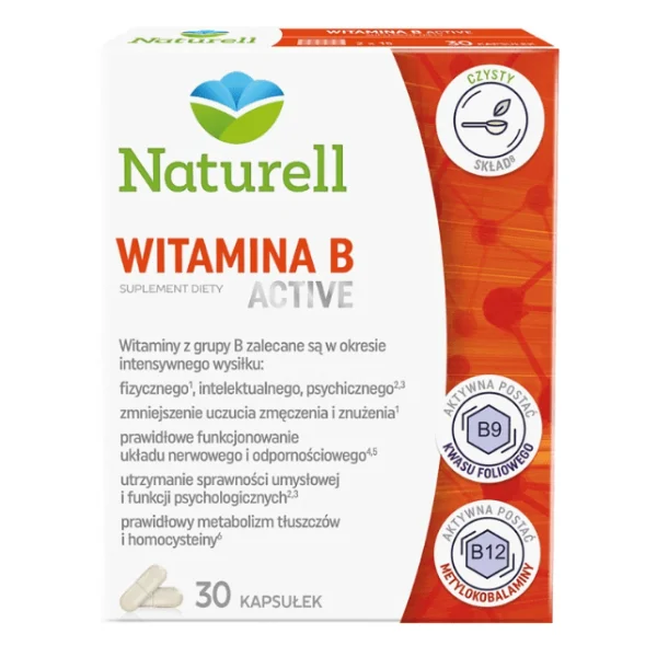 Naturell Witamina B Active, 30 kapsułek