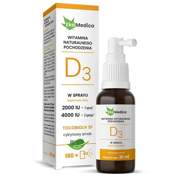 EkaMedica Witamina D3, spray, 30 ml