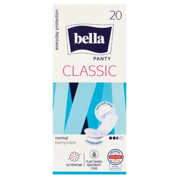 Bella Panty Classic, wkładki higieniczne, 20 sztuk