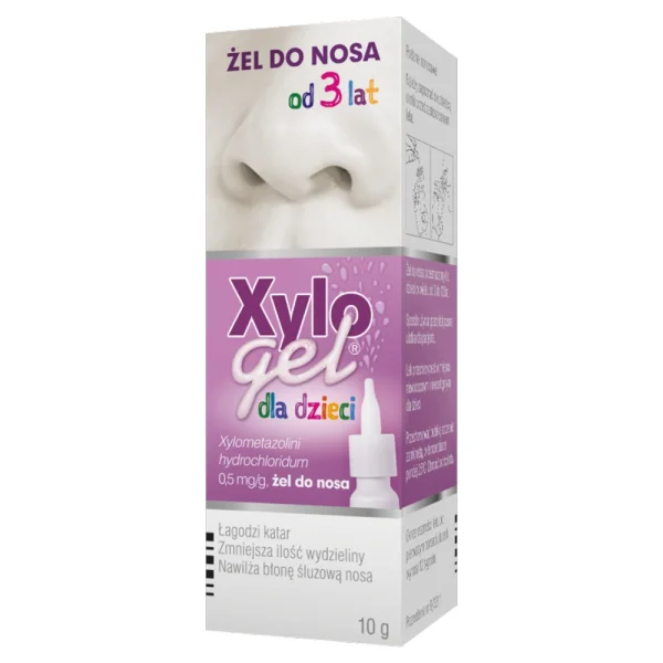 Xylogel 0,05%, 0,5 mg/g, żel do nosa, 10 g