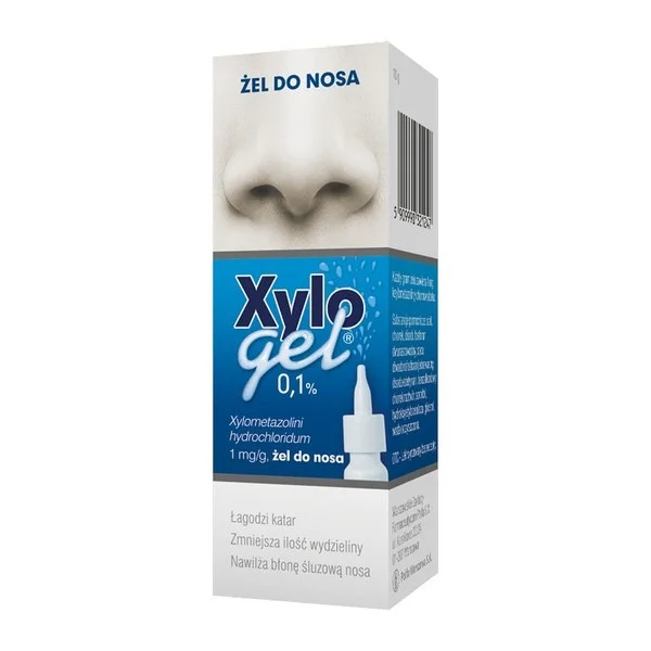 Xylogel 0,1% 1 mg/g, żel do nosa, 10 g