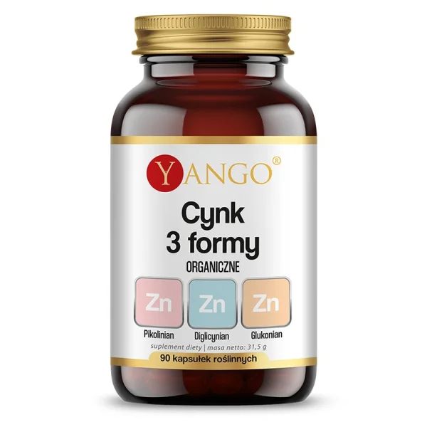 Yango Cynk 3 Formy, 90 kapsułek