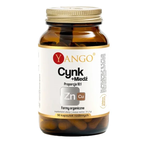 Yango Cynk + Miedź, 90 kapsułek