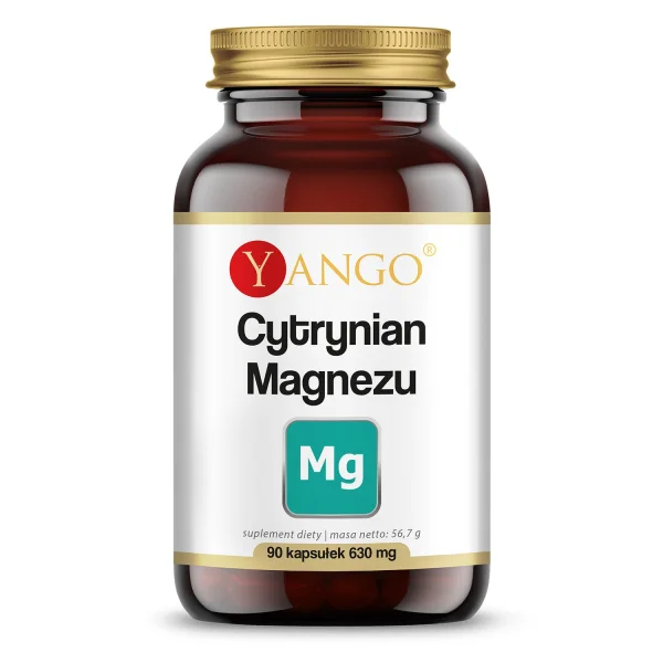 Yango Cytrynian Magnezu, 90 kapsułek