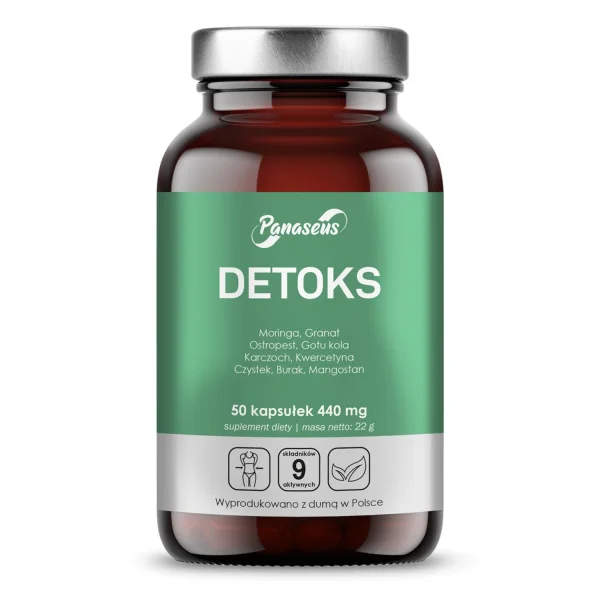Panaseus Detoks, 50 kapsułek
