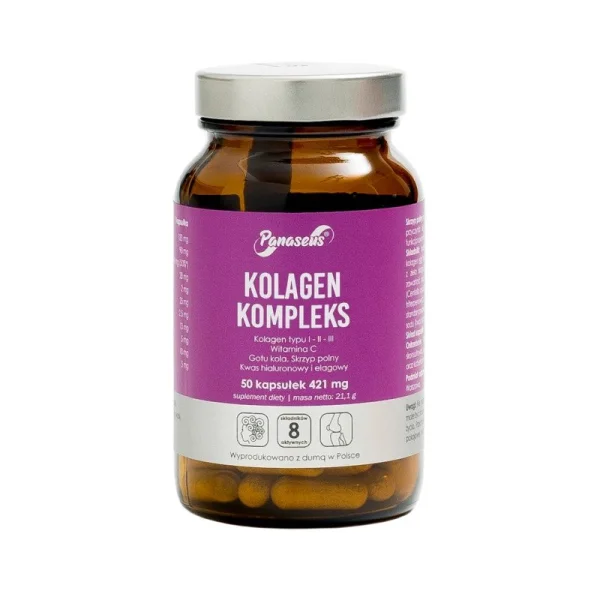 Panaseus Kolagen Kompleks, 50 kapsułek