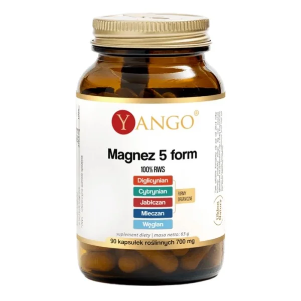 Yango Magnez 5 Form, 90 kapsułek roślinnych