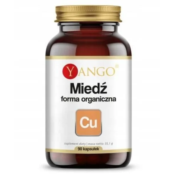 YANGO Miedź Forma organiczna, 90 kapsułek