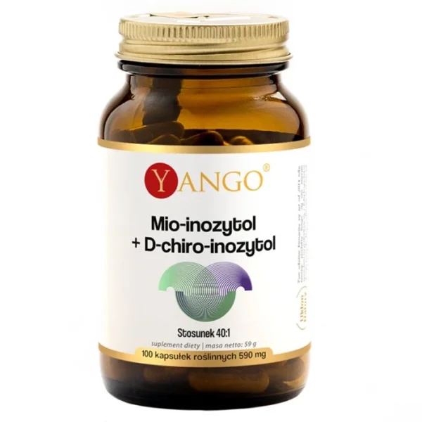 Yango Mio-Inozytol + D-Chiro-Inozytol, 100 kapsułek