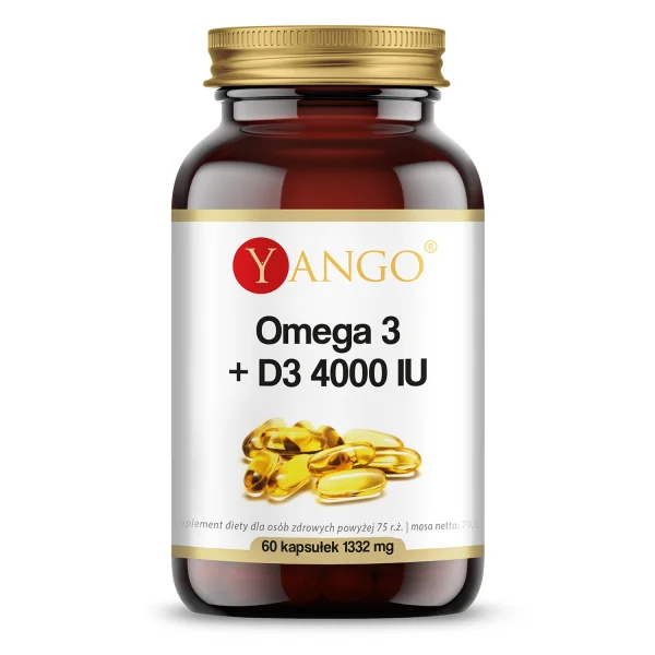 YANGO Omega 3+D3 4000 jm. 60 kaps.