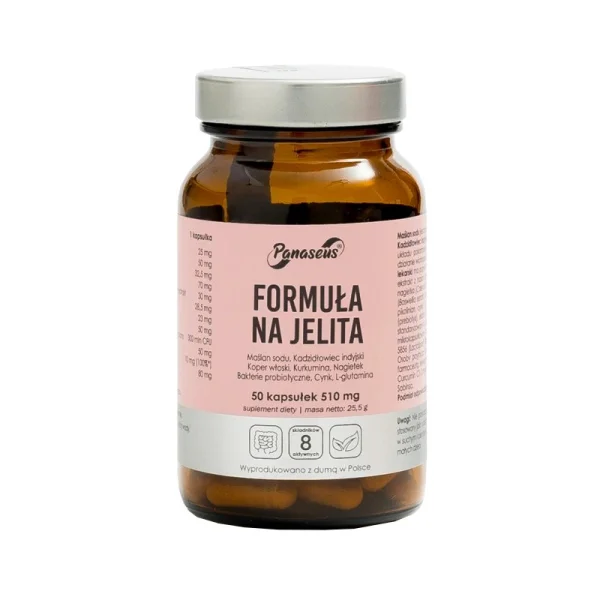 Panaseus Formuła na Jelita, 50 kapsułek