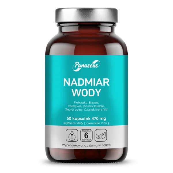 Panaseus Nadmiar Wody, 50 kapsułek