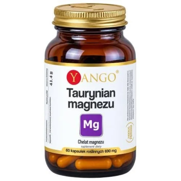 Yango Taurynian Magnezu, 60 kapsułek