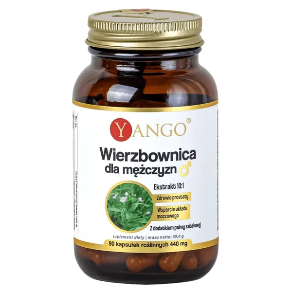 Yango Wierzbownica dla mężczyzn, 90 kapsułek roślinnych